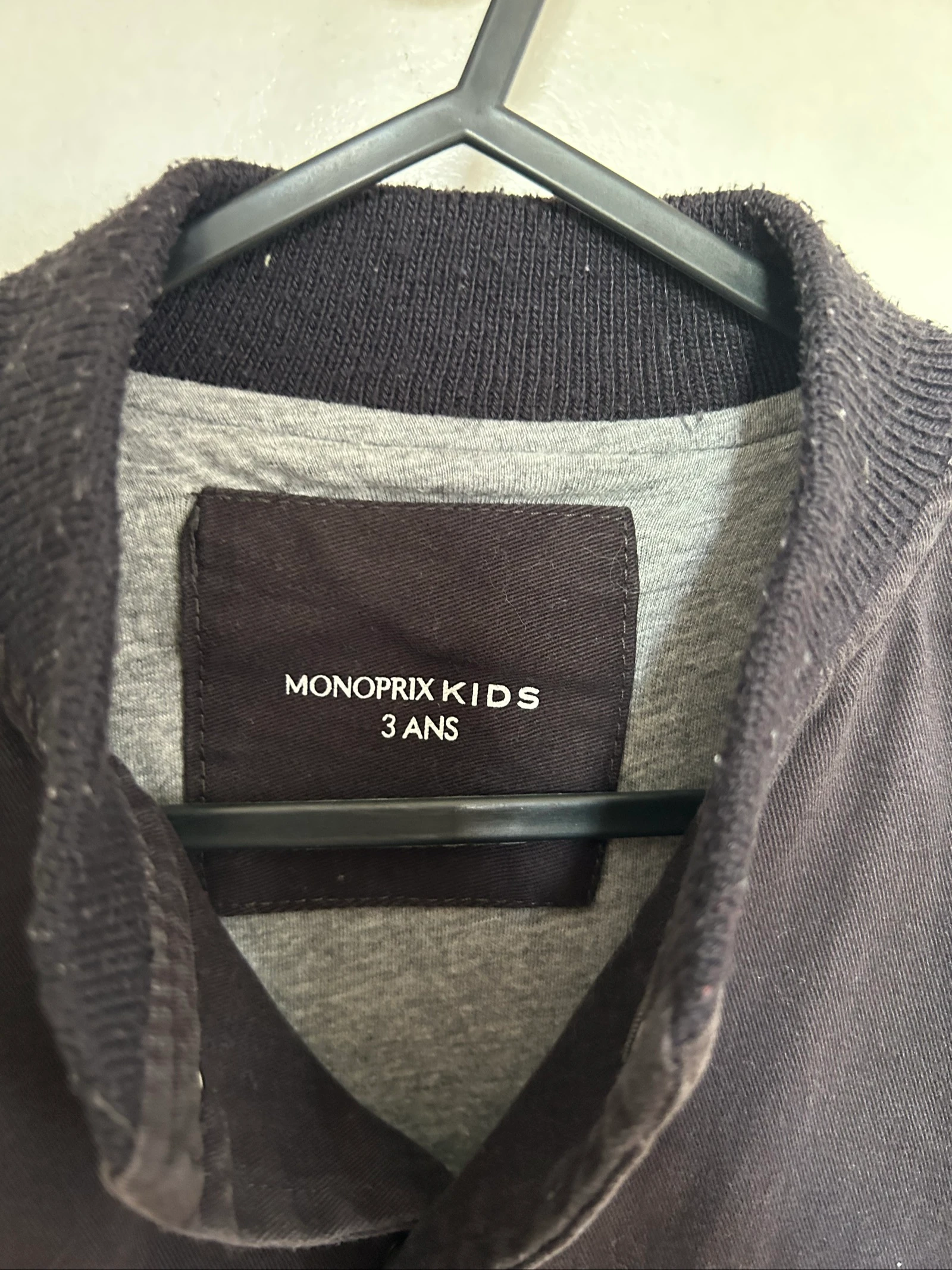 Monoprix kids zwart overjack voor het tussenseizoen, 3 jaar – photo 2